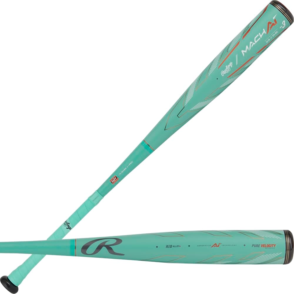 Rawlings 2024 MACH AI Baseball Bat BBCOR 3 Drop 2 5/8" Barr