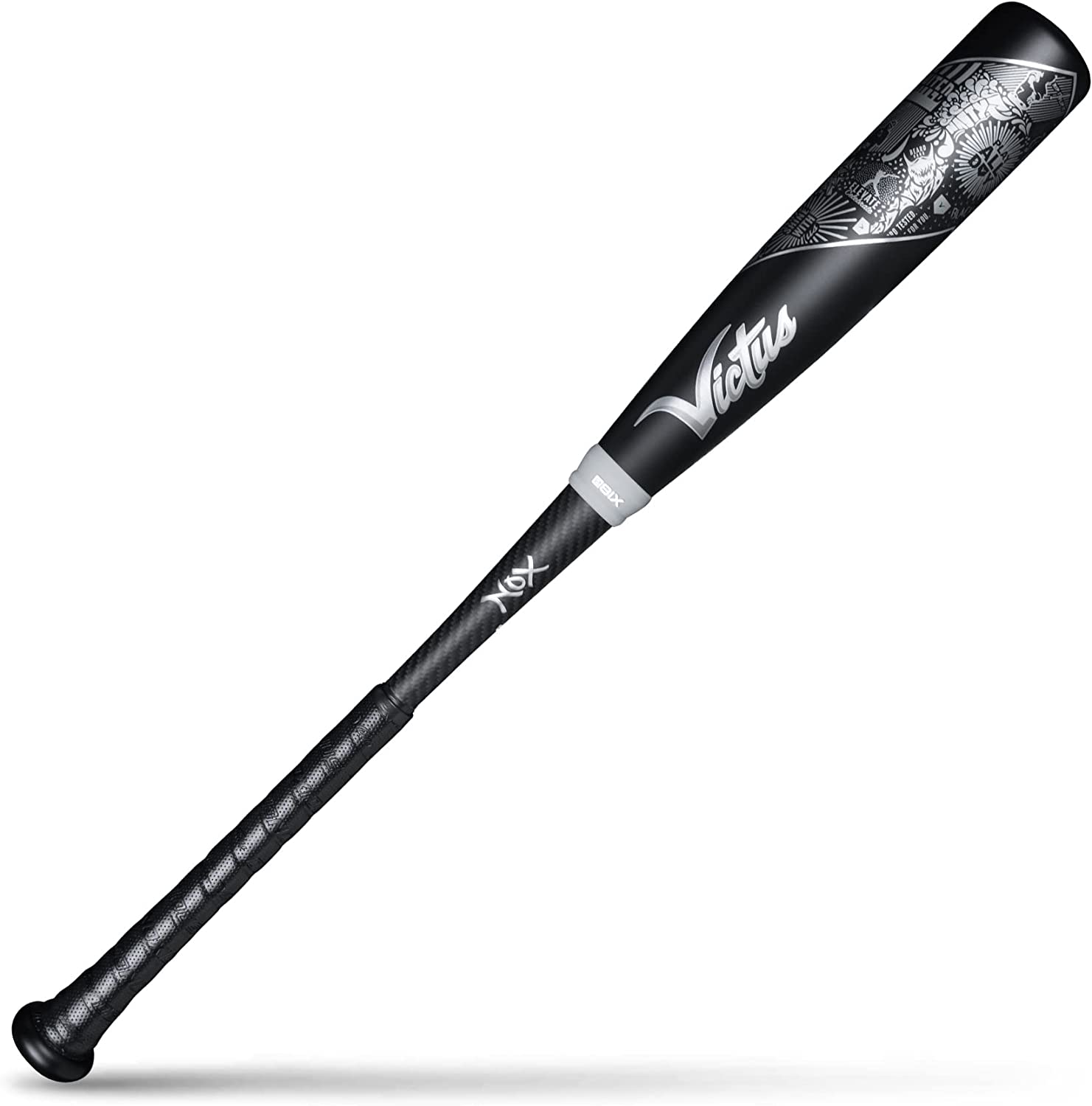 New Victus Sports NOX 8 2 3 4 Barrel Black Silver Two piece Design new-victus-sports-nox-8-2-3-4-barrel-black-silver-two-piece-design