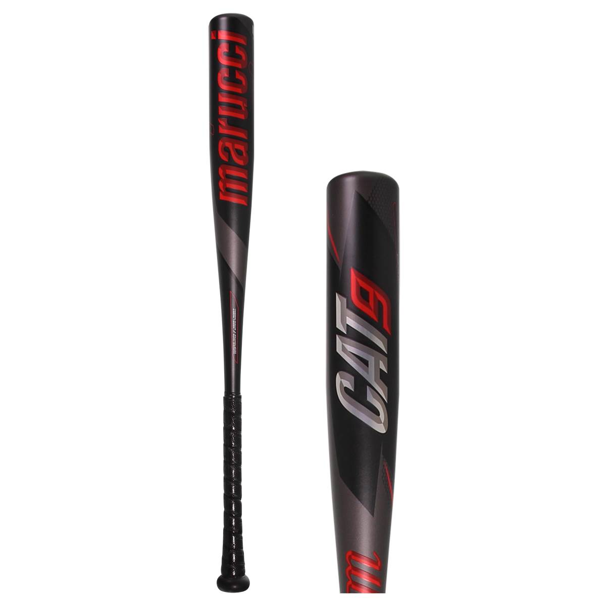 New Marucci 2021 CAT 9 BBCOR Baseball Bat Black/Red Premier Bats