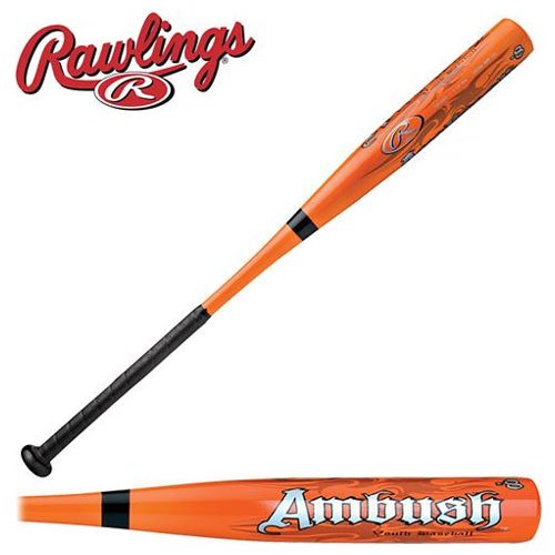 New Rawlings YB1AM2 Ambush Little League Baseball Bat Orange
