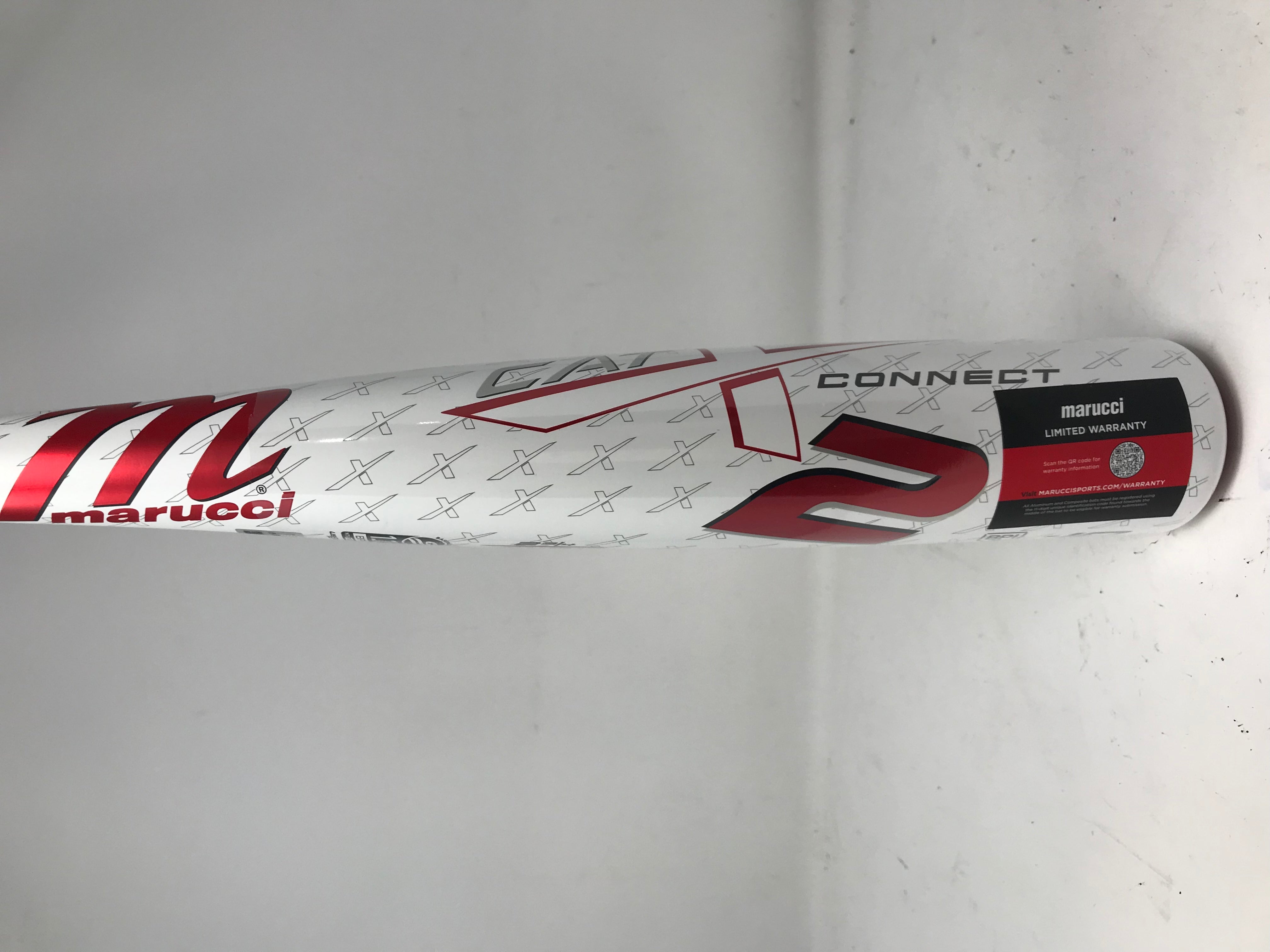 Connection Bats New Marucci CATX2 Connect Senior League Hybrid Baseball Bat White/Red ...