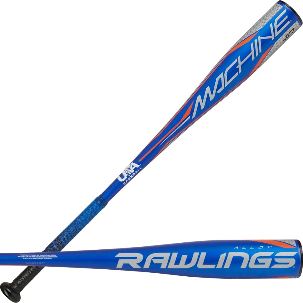 New Rawlings Machine Baseball Bat USA (-10) 2 5/8