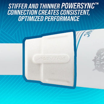 New 2023 Rawlings Mantra+ -10 Fastpitch Softball Bat White/Blue Composite