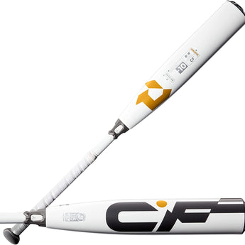 New DeMarini 2022 CF Zen (-10) Senior League 2 3/4" Baseball Bat Wht/Brn