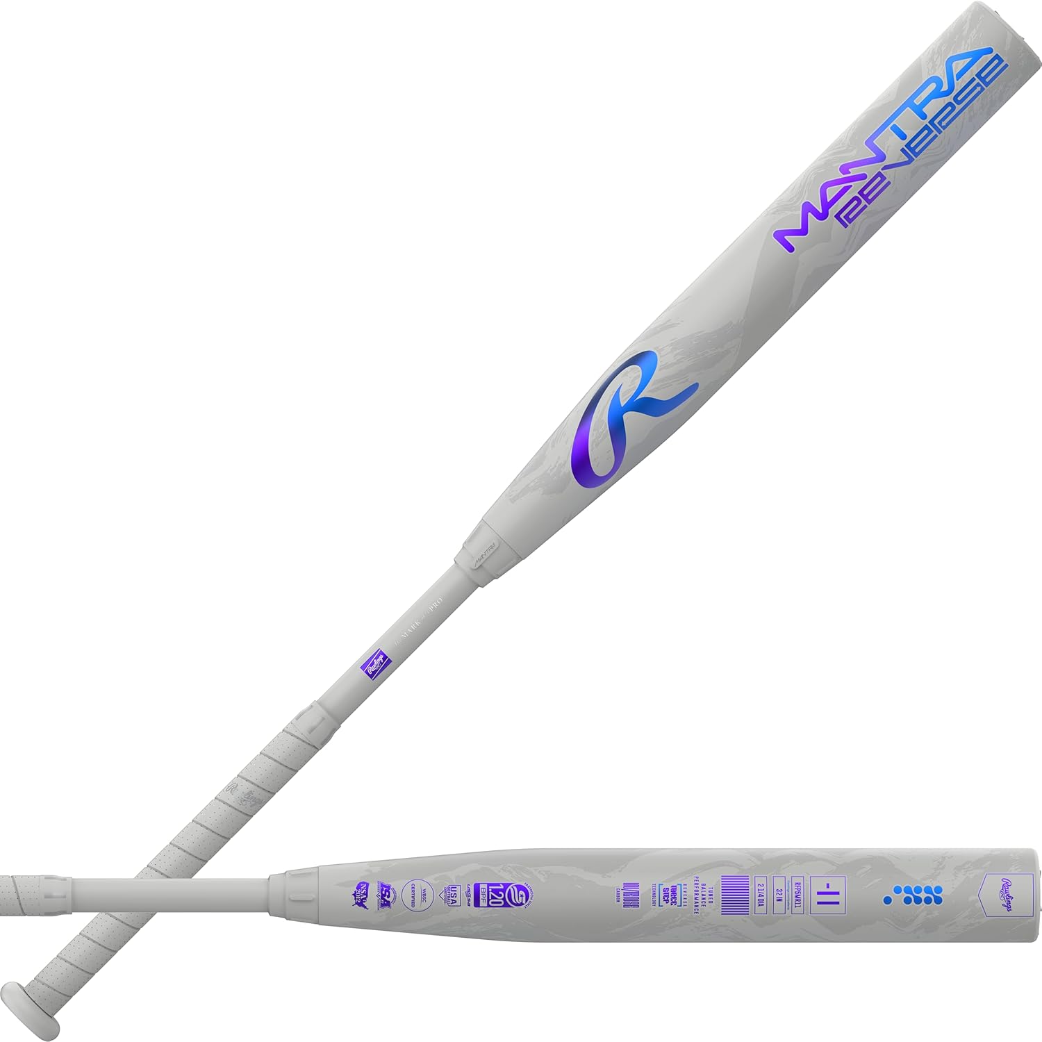New Rawlings 2025 Mantra Reverse Fastpitch Softball Bat Balanced Compo