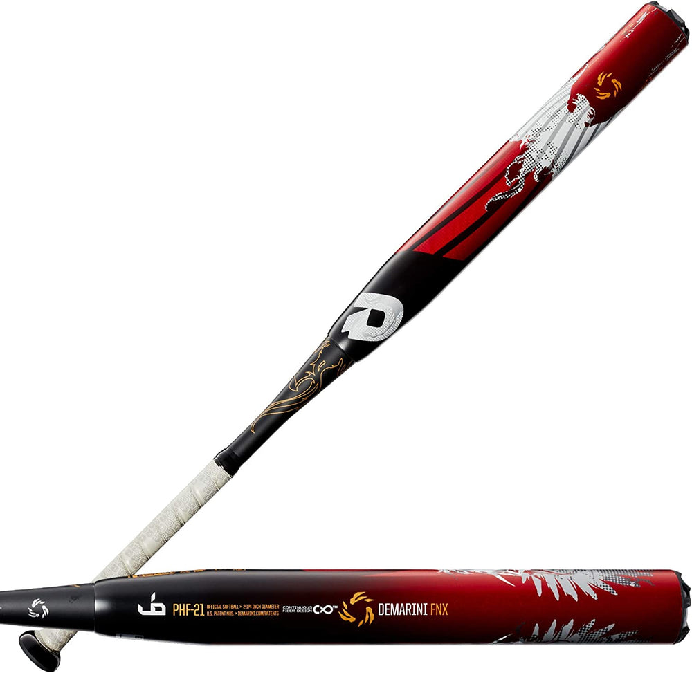 New Demarini FP Fnx Fastpitch Bat 2021 Balanced Composite Red/Black