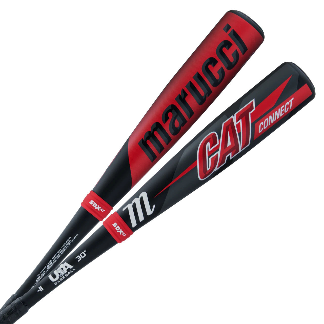 New 2023 Marucci Cat Connect Youth USA Baseball Bat 11oz Black/Red