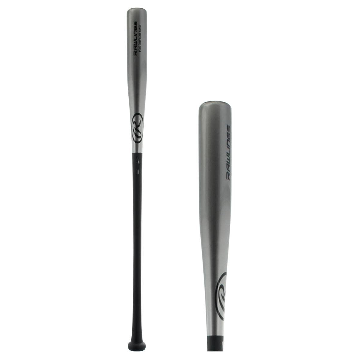 New RAWLINGS R114CF Wood Composite Fungo 36" Silver/Black