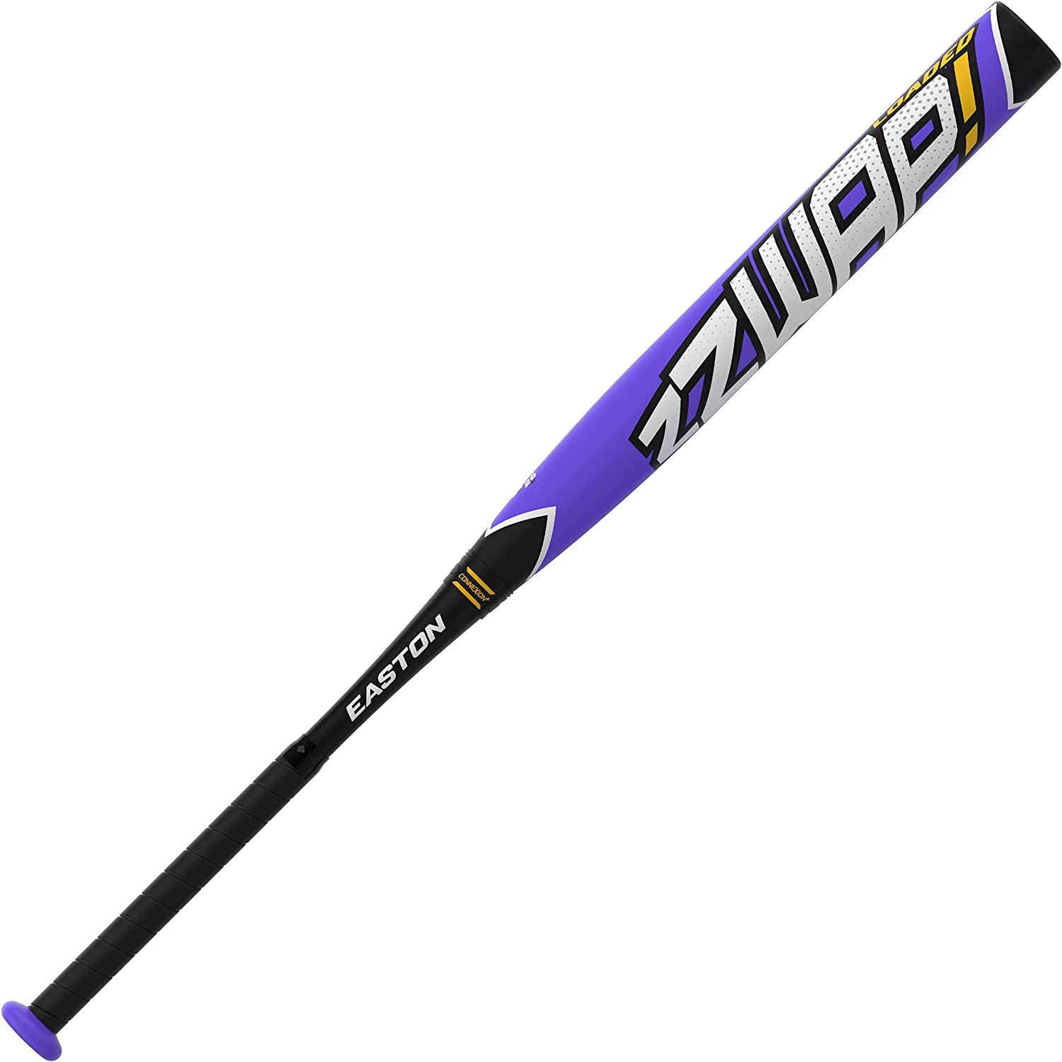 New Easton ZZWAP Slowpitch Softball Bat, Motherloaded 13 in Barrel Blk