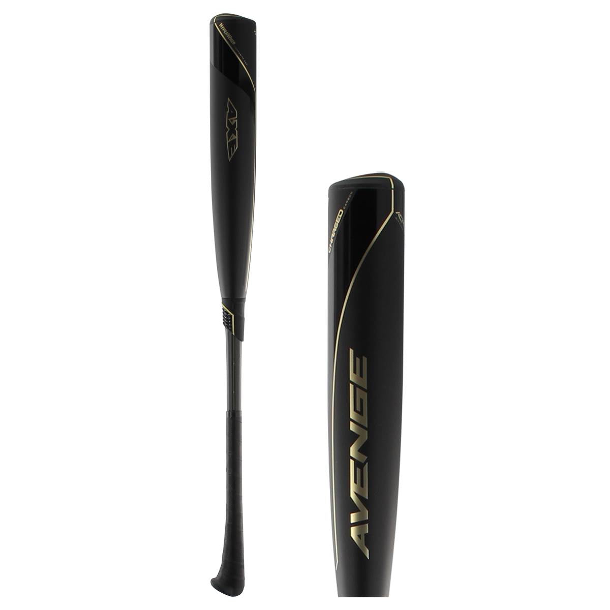 New Axe Avenge Pro Axe Handle BBCOR Baseball Bat: L140H-BJ Black/Gold ...
